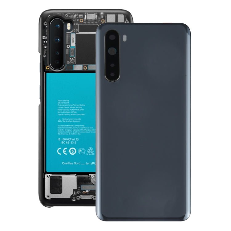For OnePlus Nord Battery Back Cover with Camera Lens Cover, For OnePlus Nord - ORIWHIZ