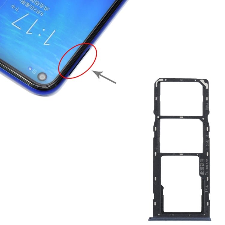 For OPPO A16K SIM Card Tray + SIM Card Tray + Micro SD Card Tray, For OPPO A16K - ORIWHIZ