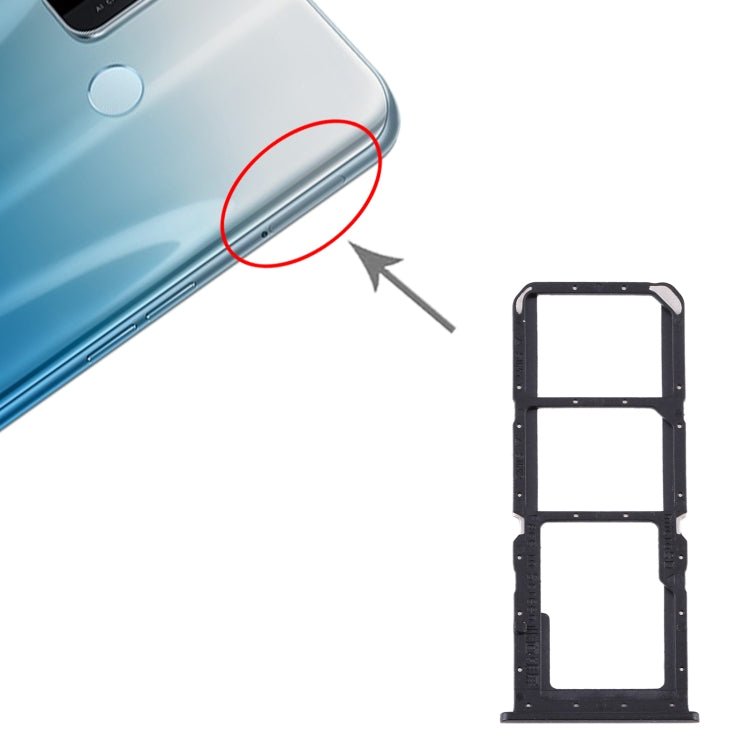 For OPPO A32 / A53 4G / A33 2020 / A53s / A11s PDVM00 SIM Card Tray + SIM Card Tray + Micro SD Card Tray, For OPPO A32 / A53 4G / A33 2020 / A53s / A11s - ORIWHIZ