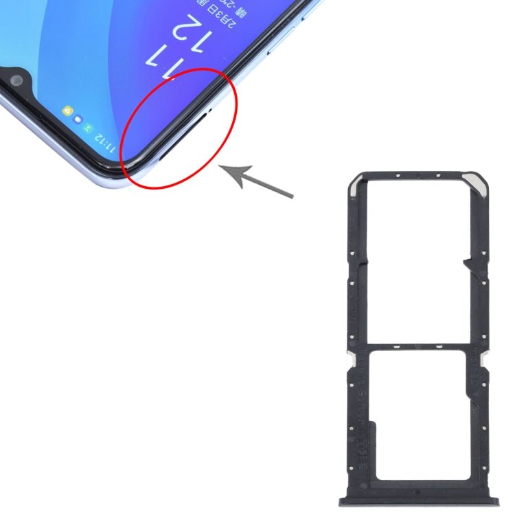 For OPPO A55 5G / A53S 5G SIM Card Tray + SIM Card Tray + Micro SD Card Tray, For OPPO A55 5G / A53S 5G - ORIWHIZ
