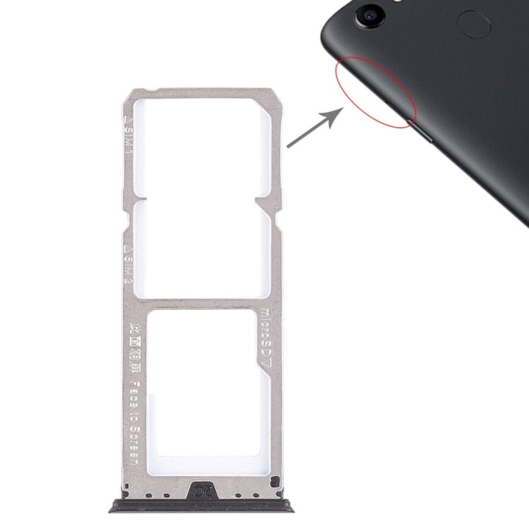 For OPPO A73 / F5 2 x SIM Card Tray + Micro SD Card Tray, For OPPO A73 - ORIWHIZ