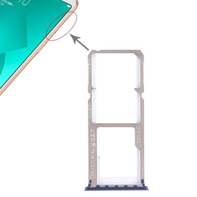 For OPPO A83 2 x SIM Card Tray + Micro SD Card Tray, For OPPO A83, OPPO A83 - ORIWHIZ