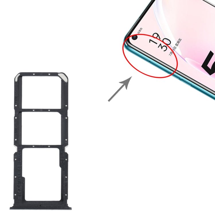 For OPPO A93s 5G SIM Card Tray + SIM Card Tray + Micro SD Card Tray, For OPPO A93s 5G - ORIWHIZ