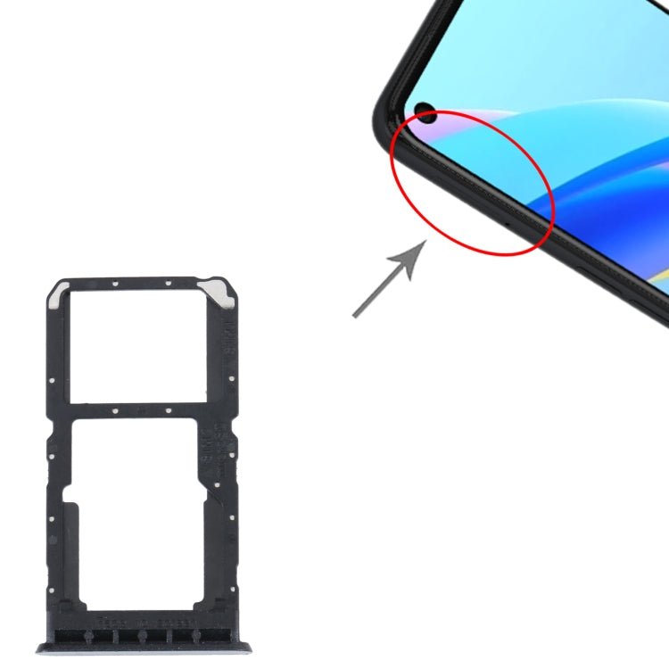 For OPPO A96 4G SIM Card Tray + SIM / Micro SD Card Tray, For OPPO A96 4G - ORIWHIZ
