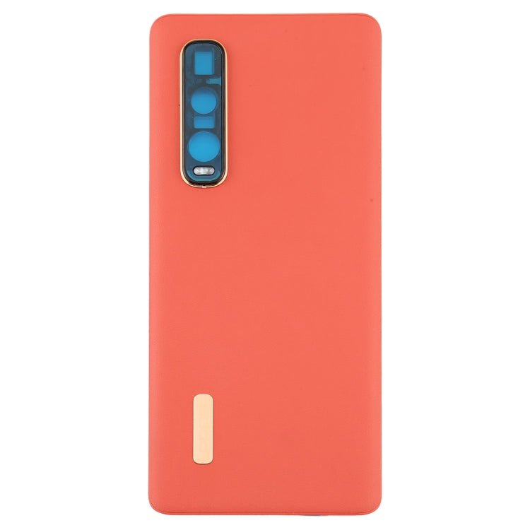 For OPPO Find X2 Pro CPH2025 PDEM30 Original Leather Material Battery Back Cover, For OPPO Find X2 Pro, For OPPO Find X2 Pro (Original) - ORIWHIZ