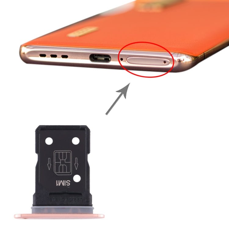 For OPPO Find X2 Pro SIM Card Tray + SIM Card Tray, For OPPO Find X2 Pro(Double Card), For OPPO Find X2 Pro - ORIWHIZ