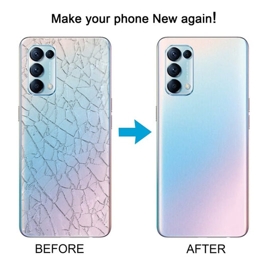 For OPPO Find X3 Lite Glass Material Battery Back Cover, For OPPO Find X3 Lite - ORIWHIZ