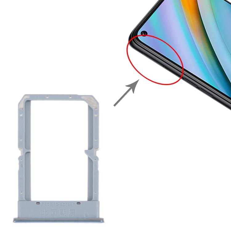 For OPPO K10 4G SIM Card Tray + SIM Card Tray, For OPPO K10 4G - ORIWHIZ