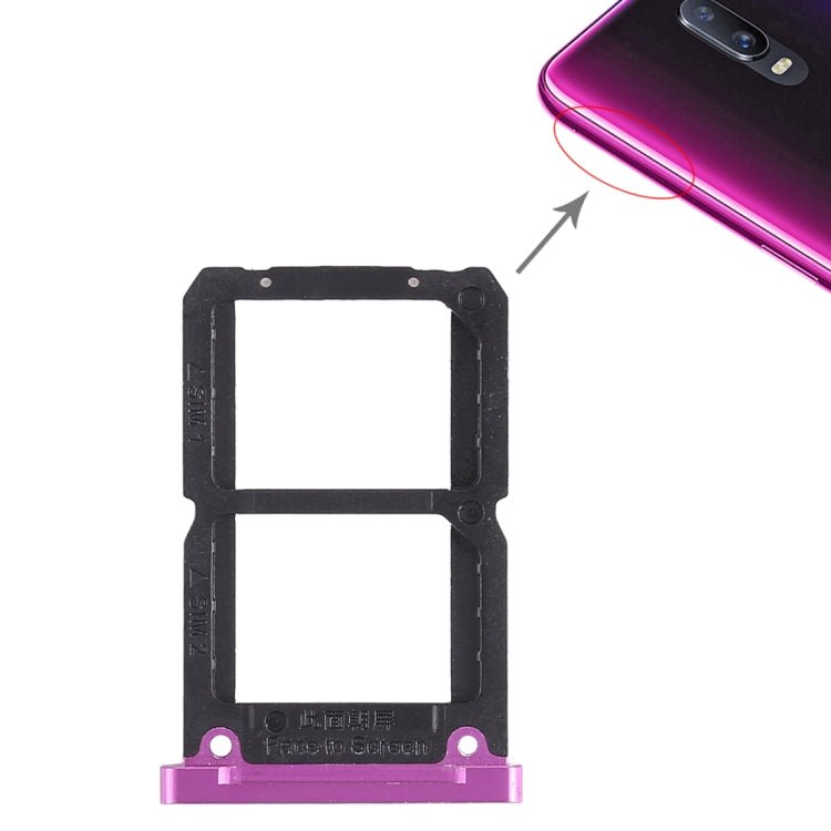 For OPPO R17 2 x SIM Card Tray, For OPPO R17 - ORIWHIZ