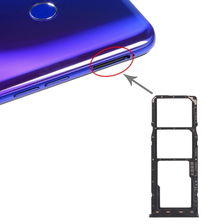 For OPPO Realme 3 Pro / Realme X Lite SIM Card Tray + SIM Card Tray + Micro SD Card Tray, For OPPO Realme 3 Pro / Realme X Lite - ORIWHIZ