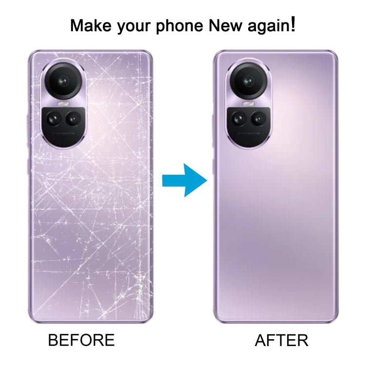For OPPO Reno10 Pro Global Original Battery Back Cover with Camera Lens Cover, For OPPO Reno10 Pro Global (Original), For OPPO Reno10 Pro Global - ORIWHIZ