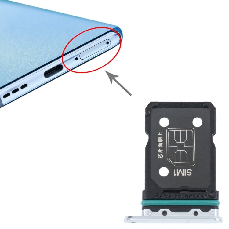 For OPPO Reno6 Pro+ 5G SIM Card Tray + SIM Card Tray, For OPPO Reno6 Pro+ 5G - ORIWHIZ