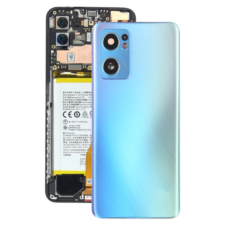For OPPO Reno7 5G Original Battery Back Cover with Camera Lens Cover, For OPPO Reno7 5G(Original) - ORIWHIZ