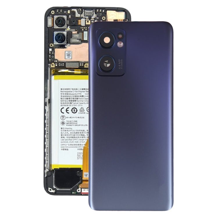 For OPPO Reno7 5G Original Battery Back Cover with Camera Lens Cover, For OPPO Reno7 5G(Original) - ORIWHIZ