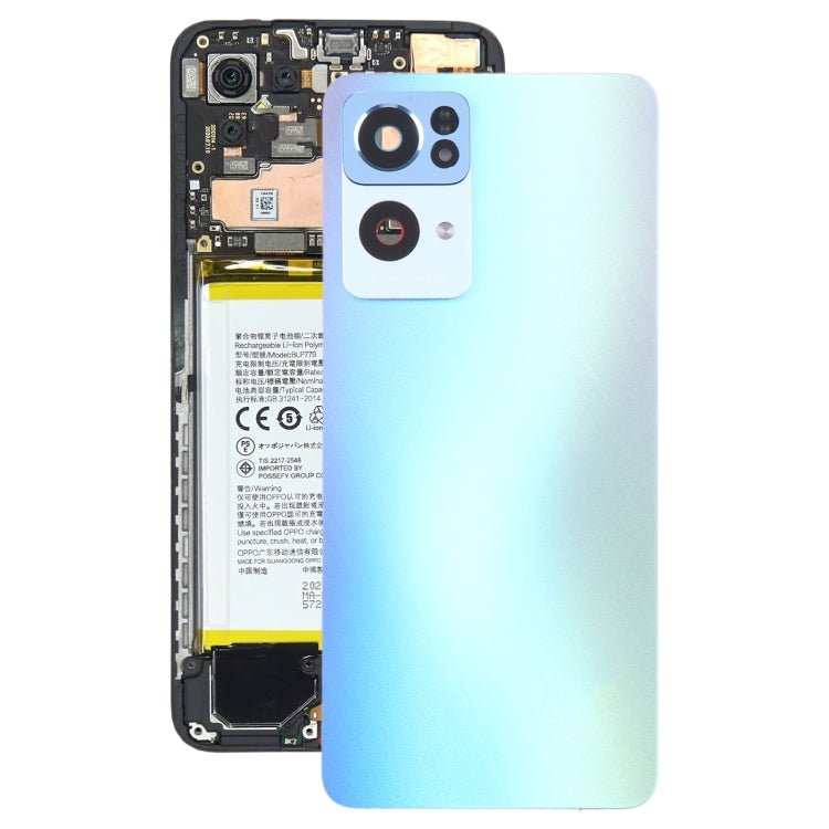 For OPPO Reno7 Pro Original Battery Back Cover with Camera Lens Cover, For OPPO Reno7 Pro - ORIWHIZ