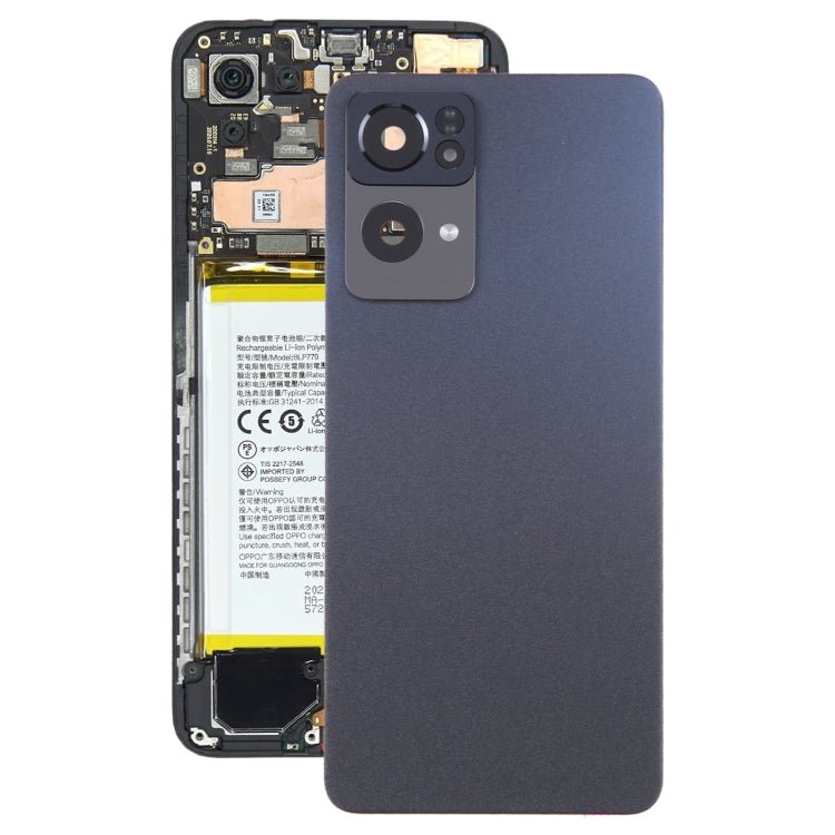 For OPPO Reno7 Pro Original Battery Back Cover with Camera Lens Cover, For OPPO Reno7 Pro - ORIWHIZ