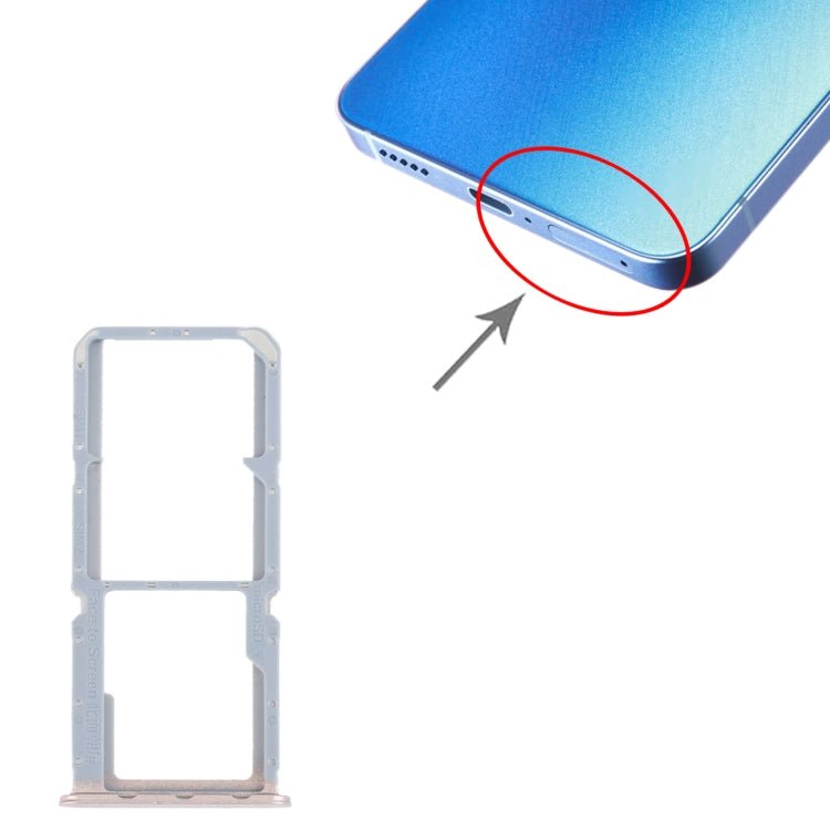 For OPPO Reno7 Z 5G / Reno7 Lite / Reno8 Lite / F21 Pro 5G SIM Card Tray + SIM Card Tray + Micro SD Card Tray, For OPPO Reno7 Z 5G / Reno7 Lite / Reno8 Lite / F21 Pro 5G - ORIWHIZ
