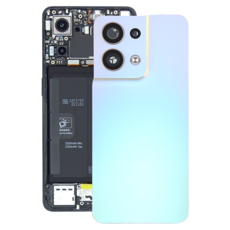 For OPPO Reno8 5G Original Battery Back Cover with Camera Lens Cover, For OPPO Reno8 5G(Original) - ORIWHIZ