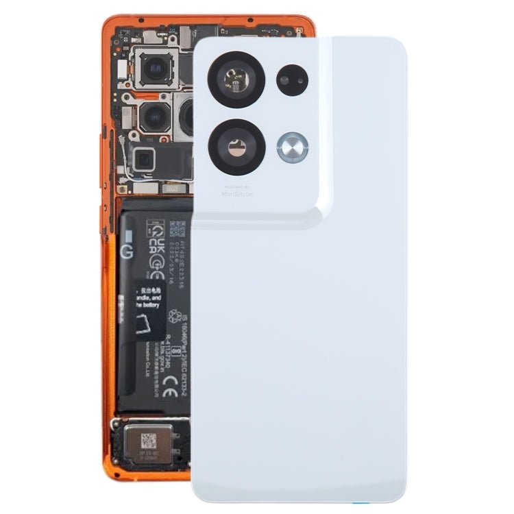 For OPPO Reno8 Pro+ Original Battery Back Cover with Camera Lens Cover, For OPPO Reno8 Pro+ - ORIWHIZ
