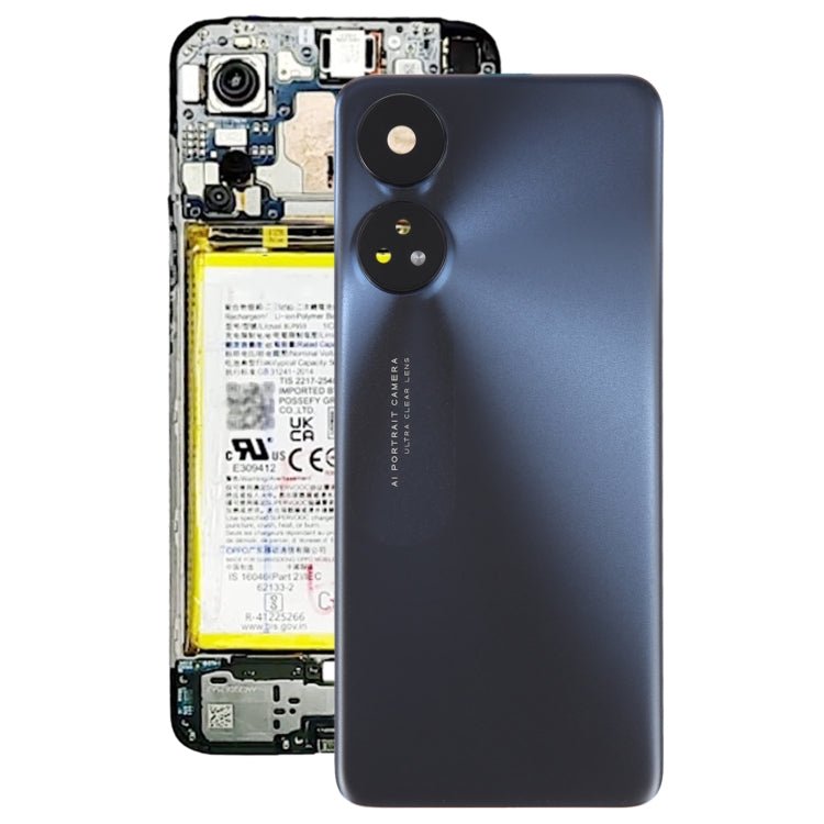 For OPPO Reno8 T 4G Original Battery Back Cover with Camera Lens Cover, For OPPO Reno8 T 4G (Original) - ORIWHIZ