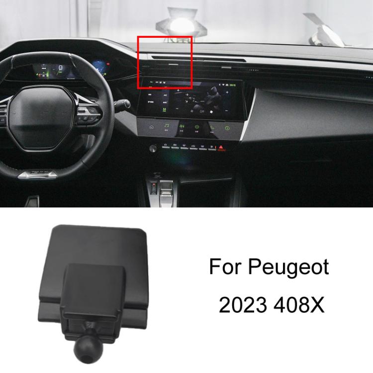 For Peugeot Car - mounted Special Mobile Phone Navigation Bracket Base, 19 - 22 508, 16 - 21 308, 14 - 20 408, 16 - 22 4008/17 - 23 5008, 10 - 13 408, 13 - 19 3008, 16 - 19 308, 23 408X - ORIWHIZ