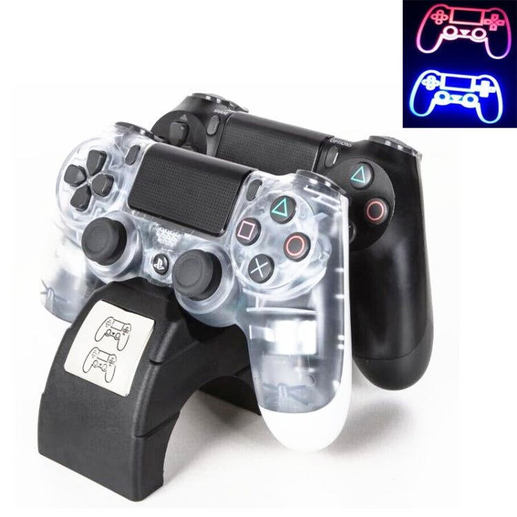 For Playstation 4 /PS4 pro /PS4 Slim Wireless Controller LED Indicator Charger Double Handle Dual USB Charging Dock Station Stand, For PS4 pro /PS4 Slim - ORIWHIZSony AccessoriesSony Accessories Charger & PowerToys & Hobbies