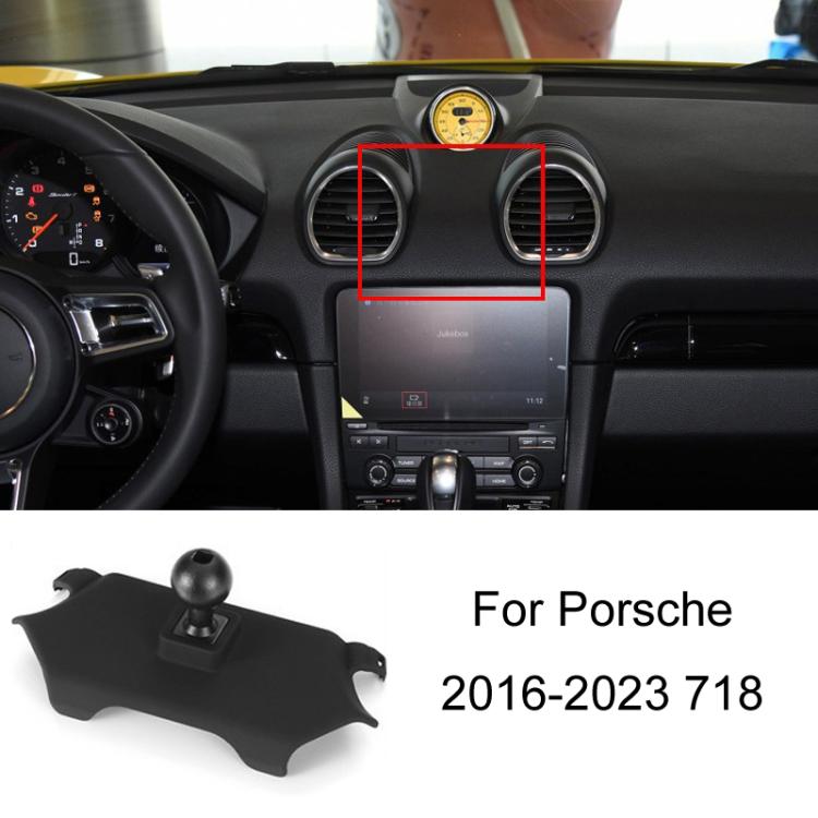 For Porsche Car - Mounted Mobile Phone Navigation Holder Base, 10 - 16 Panamera, 11 - 15 Cayenne, 12 - 18 Porsche 911, 14 - 23 Macan + 18 - 23 Cayenne, 16 - 17 Cayenne, 16 - 23 718, 17 - 23 Panamera Co - pilot, 17 - 23 Panamera Instrument Panel, 19 - 23 Porsche 911 - ORIWHIZ