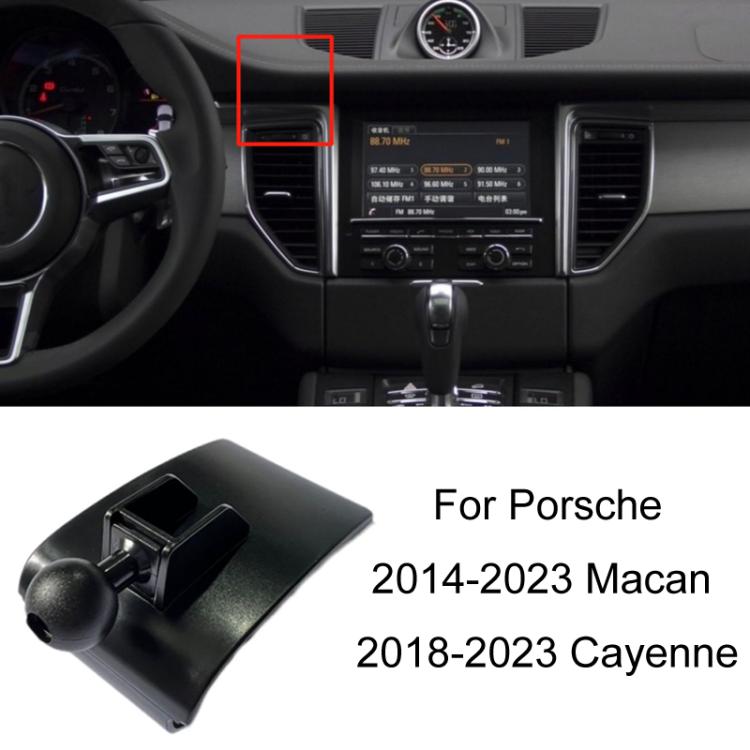 For Porsche Car - Mounted Mobile Phone Navigation Holder Base, 10 - 16 Panamera, 11 - 15 Cayenne, 12 - 18 Porsche 911, 14 - 23 Macan + 18 - 23 Cayenne, 16 - 17 Cayenne, 16 - 23 718, 17 - 23 Panamera Co - pilot, 17 - 23 Panamera Instrument Panel, 19 - 23 Porsche 911 - ORIWHIZ