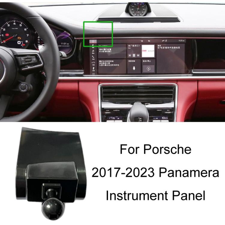 For Porsche Car - Mounted Mobile Phone Navigation Holder Base, 10 - 16 Panamera, 11 - 15 Cayenne, 12 - 18 Porsche 911, 14 - 23 Macan + 18 - 23 Cayenne, 16 - 17 Cayenne, 16 - 23 718, 17 - 23 Panamera Co - pilot, 17 - 23 Panamera Instrument Panel, 19 - 23 Porsche 911 - ORIWHIZ