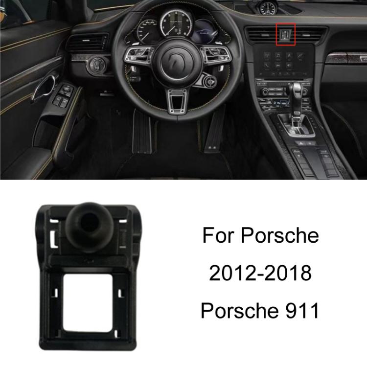 For Porsche Car - Mounted Mobile Phone Navigation Holder Base, 10 - 16 Panamera, 11 - 15 Cayenne, 12 - 18 Porsche 911, 14 - 23 Macan + 18 - 23 Cayenne, 16 - 17 Cayenne, 16 - 23 718, 17 - 23 Panamera Co - pilot, 17 - 23 Panamera Instrument Panel, 19 - 23 Porsche 911 - ORIWHIZ