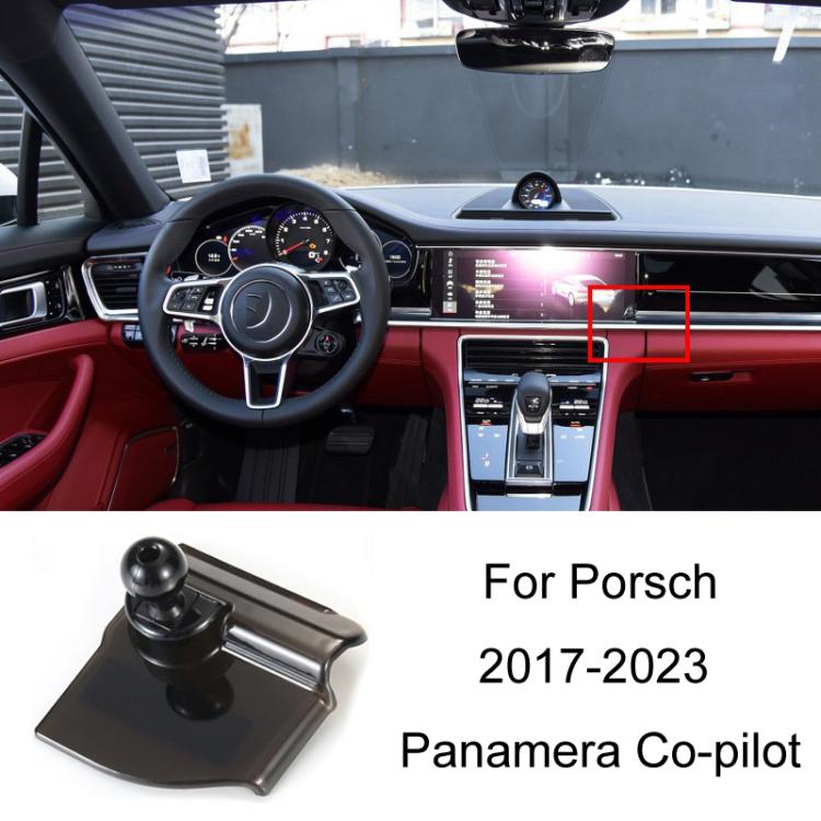 For Porsche Car - Mounted Mobile Phone Navigation Holder Base, 10 - 16 Panamera, 11 - 15 Cayenne, 12 - 18 Porsche 911, 14 - 23 Macan + 18 - 23 Cayenne, 16 - 17 Cayenne, 16 - 23 718, 17 - 23 Panamera Co - pilot, 17 - 23 Panamera Instrument Panel, 19 - 23 Porsche 911 - ORIWHIZ