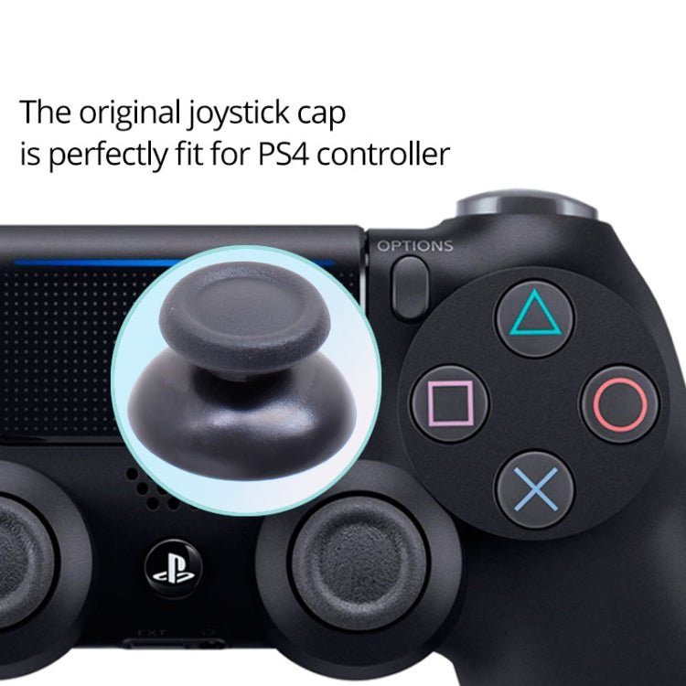 For PS4 10pcs Controller Joystick Mushroom Cap, for PS4 Grey - ORIWHIZ