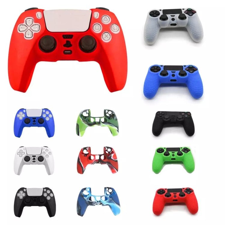For PS5 Controller Silicone Case Protective Cover, White, Red, Blue, Black, Camouflage Blue, Camouflage Red, Camouflage Green - ORIWHIZSony AccessoriesSony Accessories CasesToys & Hobbies