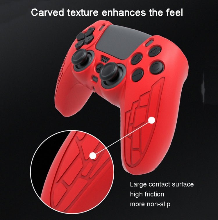 For PS5 Gamepad Silicone Case Non - slip Texture Thickened Protective Cover, White, Red, Blue, Black - ORIWHIZSony AccessoriesSony Accessories CasesToys & Hobbies