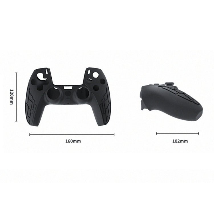 For PS5 Gamepad Silicone Case Non - slip Texture Thickened Protective Cover, White, Red, Blue, Black - ORIWHIZSony AccessoriesSony Accessories CasesToys & Hobbies