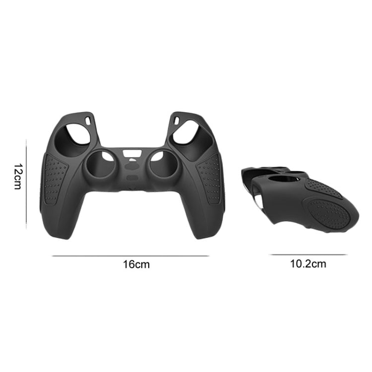 For PS5 Gamepad Silicone Protective Case Anti - Skid Soft Silicone Cover, White, Blue, Black, White+2 Hats, Blue+2 Hats, Black+2 Hats, White+8 Hats, Blue+8 Hats, Black+8 Hats - ORIWHIZSony AccessoriesSony Accessories CasesToys & Hobbies