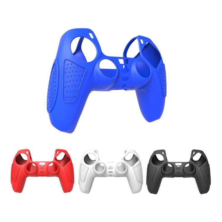 For PS5 Gamepad Silicone Protective Case Anti - Skid Soft Silicone Cover, White, Blue, Black, White+2 Hats, Blue+2 Hats, Black+2 Hats, White+8 Hats, Blue+8 Hats, Black+8 Hats - ORIWHIZSony AccessoriesSony Accessories CasesToys & Hobbies