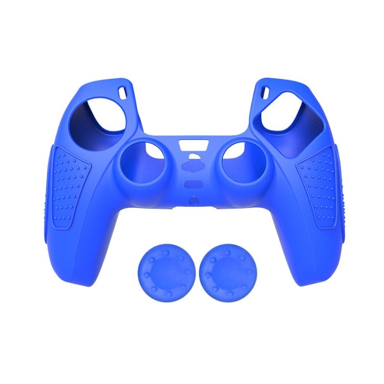 For PS5 Gamepad Silicone Protective Case Anti - Skid Soft Silicone Cover, White, Blue, Black, White+2 Hats, Blue+2 Hats, Black+2 Hats, White+8 Hats, Blue+8 Hats, Black+8 Hats - ORIWHIZSony AccessoriesSony Accessories CasesToys & Hobbies