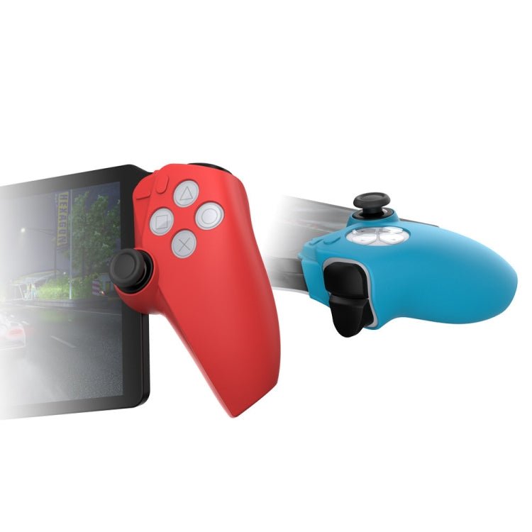 For PS5 PlayStation Portal Game Console DOBE Split Silicone Protective Case, White, Red and Blue - ORIWHIZDOBESony AccessoriesSony Accessories Cases