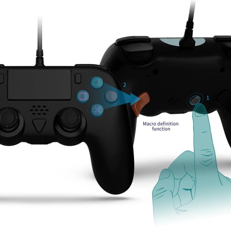 For PS5 / PS5 Slim / PC Wired Controller with Macro Programming Six - axis Gyro, Wired - ORIWHIZSony AccessoriesSony Accessories GamepadsToys & Hobbies
