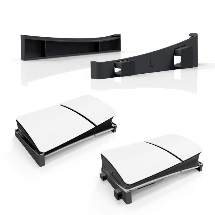 For PS5 Slim JYS - P5189 Console Horizontal Placement Stand Digital / Optical Drive Version Universal Storage Mount, Black, White, Transparent - ORIWHIZJYSSony AccessoriesSony Accessories Holder