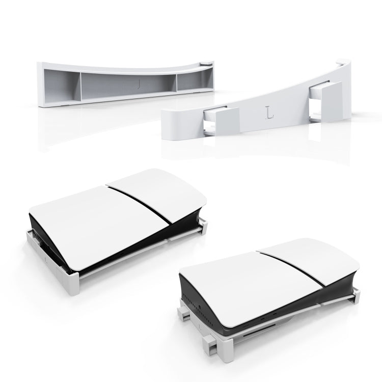 For PS5 Slim JYS - P5189 Console Horizontal Placement Stand Digital / Optical Drive Version Universal Storage Mount, Black, White, Transparent - ORIWHIZJYSSony AccessoriesSony Accessories Holder