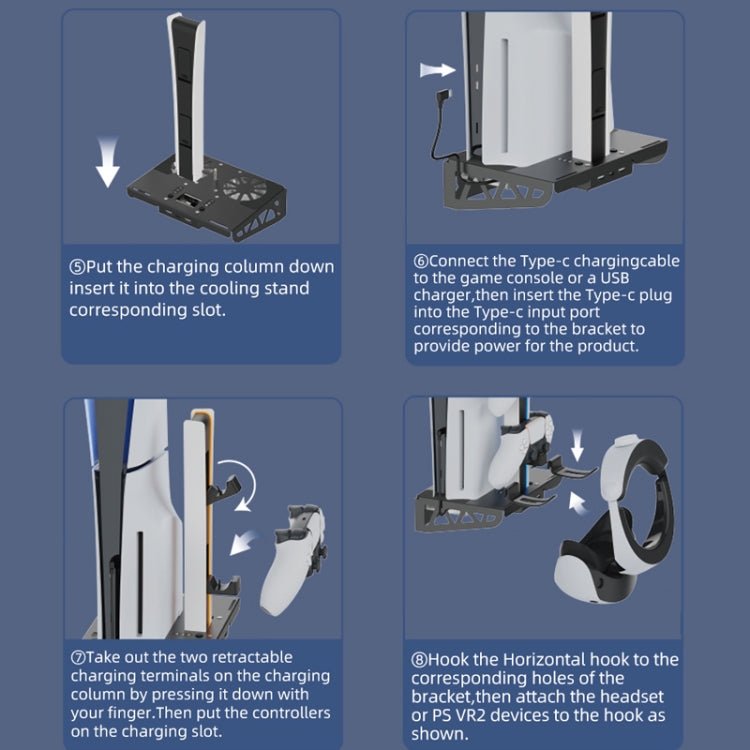 For PS5 Slim / PS5 iplay HBP - 545 Wall Mount Charging Bracket, HBP - 545 - ORIWHIZiplaySony AccessoriesSony Accessories Holder