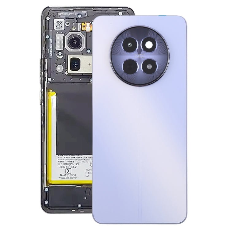 For Realme 12 Original Battery Back Cover with Middle Frame, For Realme 12 5G - ORIWHIZ