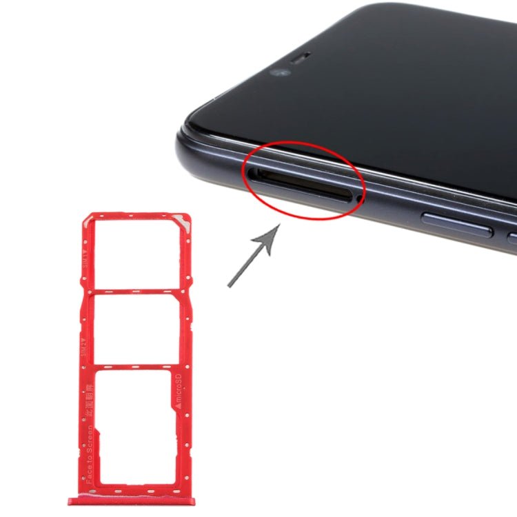 For Realme 2 SIM Card Tray + SIM Card Tray + Micro SD Card Tray, For OPPO Realme 2, For OPPO Realme 2, For Realme 2 - ORIWHIZ