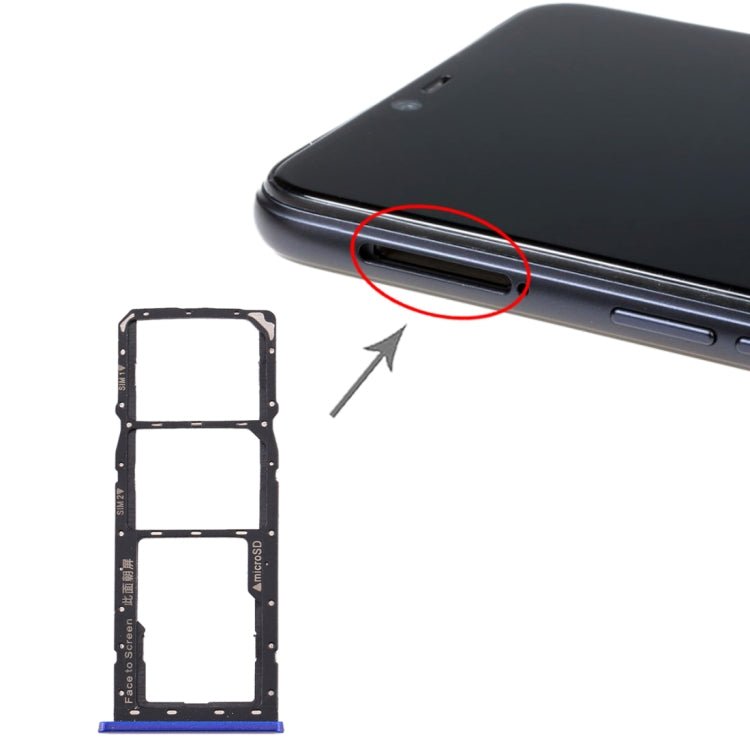 For Realme 2 SIM Card Tray + SIM Card Tray + Micro SD Card Tray, For OPPO Realme 2, For OPPO Realme 2, For Realme 2 - ORIWHIZ