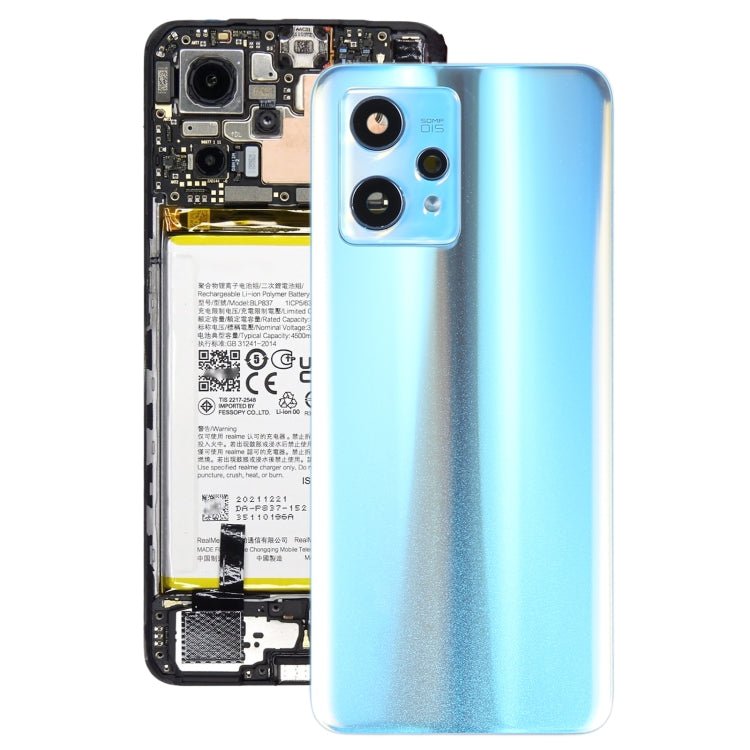 For Realme 9 Pro+ Original Battery Back Cover with Camera Lens Cover, For Realme 9 Pro+ (Original with Lens Cover), For Realme 9 Pro+ (Original) - ORIWHIZ