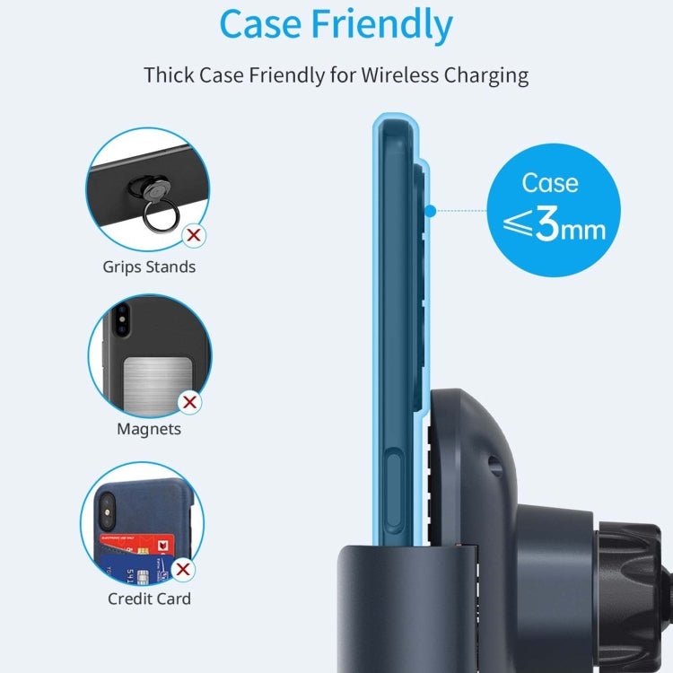 For Samsung Galaxy Z Fold4 / 3 S10 Folding Screen Mobile Phone Vehicle Bracket Dual Coil Wireless Charger, Folding Screen Wireless Charger - ORIWHIZ