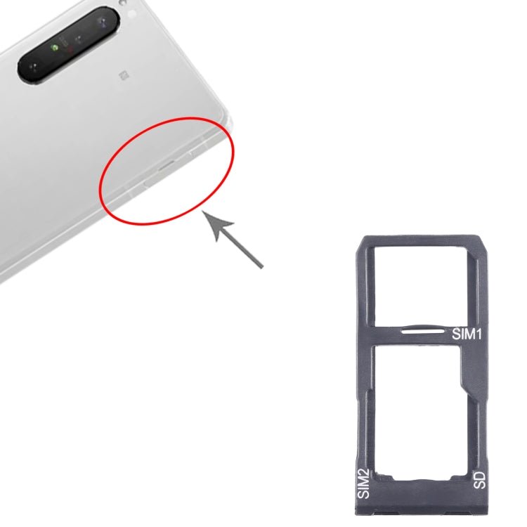 For Sony Xperia 1 II Original SIM Card Tray + SIM / Micro SD Card Tray, For Sony Xperia 1 II(Original) - ORIWHIZ