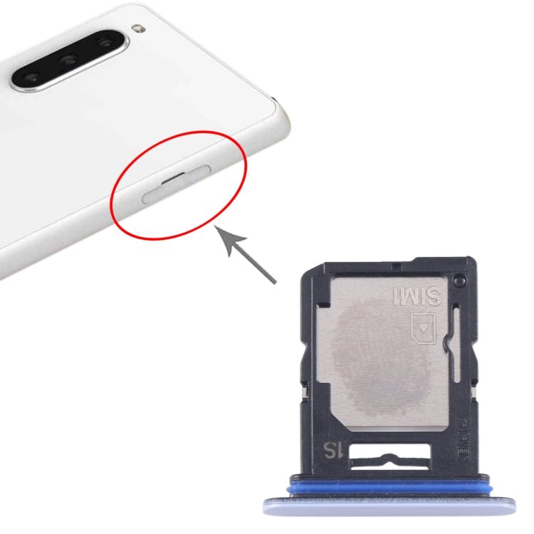 For Sony Xperia 10 V Original SIM Card Tray + Micro SD Card Tray, For Sony Xperia 10 V(Original Single Card) - ORIWHIZ